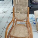 Chaise à bascule réparé et restauré à Vernouillet 78