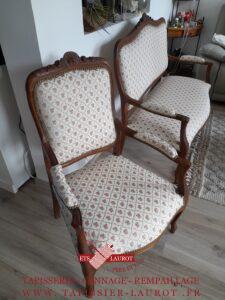 Montigny-le-Bretonneux 18 restauration fauteuil à Versailles 78