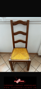 rempaillage et réparation des bois chaise oise
