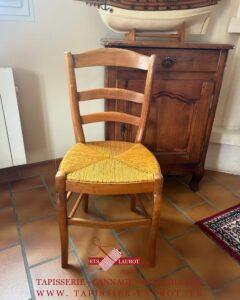 Rempaillage Paille 16 Réfection assise chaise en paille à Taverny 95150 Val D'Oise