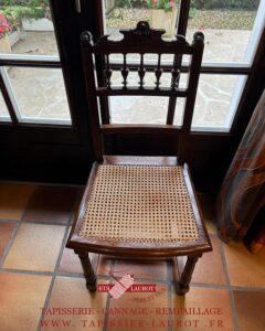 cannage chaises yvelines (78) 33 Réfection assise chaise cannage ville de La Frette-sur-Seine 95530 Val-d'Oise