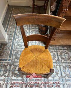 Rempaillage Paille 17 Réfection assise chaise en paille à beauchamps 95250 Val D'Oise