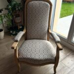 Fauteuil Voltaire 5 Recouvrement fauteuil voltaire acheres 78 Yvelines #acheres #yvelines #tapissier #artisan #fauteuil