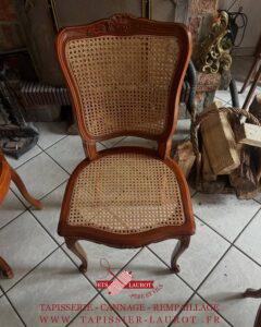 cannage chaises yvelines (78) 13 Réfection assise et dossier cannage 6 fils Pontoise 95300 val d’Oise