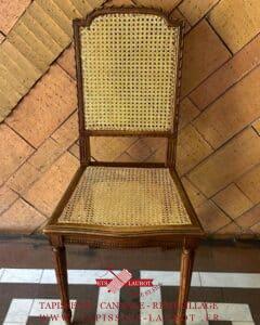 cannage chaises yvelines (78) 29 Refection chaise cannage tradionelle 6 fils assise et dossier Poissy 78300 Yvelines #poissy #yvelines #cannage #chaise #artisan