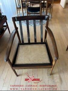 cannage chaises yvelines (78) 26 Réfection assise cannage fauteuil et recollage de l’ensemble de la structure bois maisons-Laffitte 78600 Yvelines